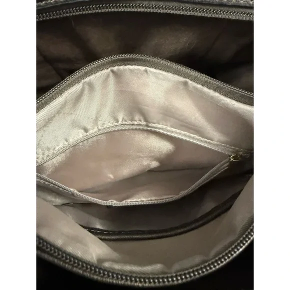 Dasein‎ Women Stylish Handbag Satchel Tote Shoulder Bag Studs Bronzed Brown - Picture 15 of 16